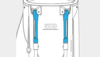 Ping Hoofer Lite Standbag, rot/schwarz