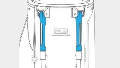 Ping Hoofer Lite Standbag, schwarz/blau