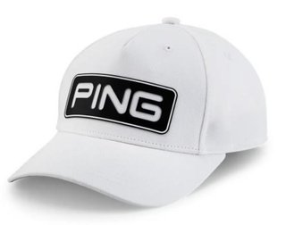 Ping Tour Classic Junior Golf Cap, weiss