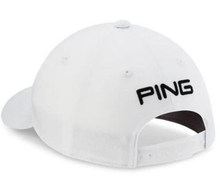 Ping Tour Classic Junior Golf Cap, weiss