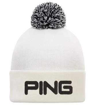 PING Classic Bobble Herren Wintermütze, weiss