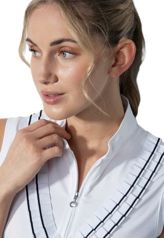 Daily Sports ISTRES Sleeveless Damen Poloshirt, weiss