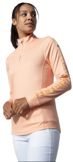 Daily Sports Anna long-sleeve Damen Poloshirt, lachsfarben