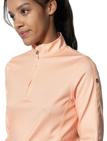 Daily Sports Anna long-sleeve Damen Poloshirt, lachsfarben