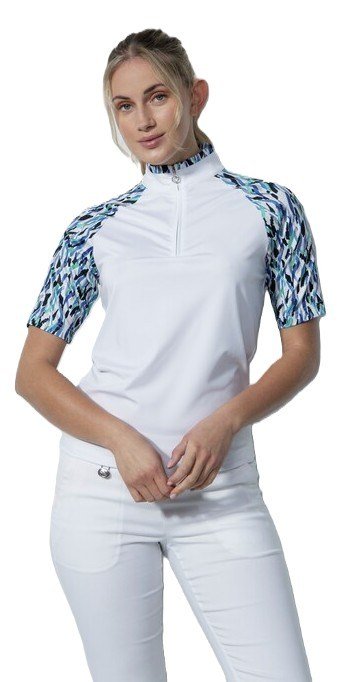 Daily Sports NOVARA half neck Damen Poloshirt, weiss