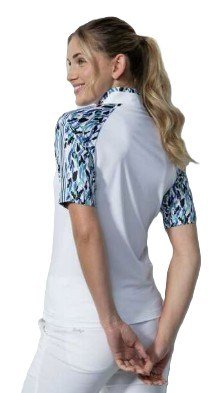 Daily Sports NOVARA half neck Damen Poloshirt, weiss