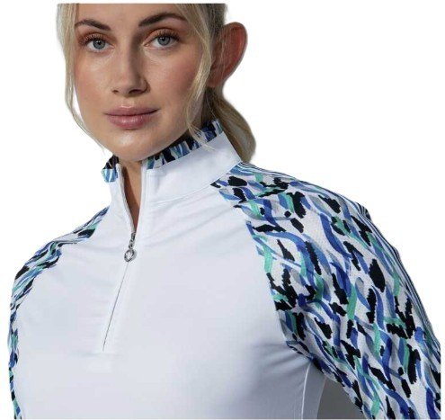 Daily Sports NOVARA half neck Damen Poloshirt, weiss