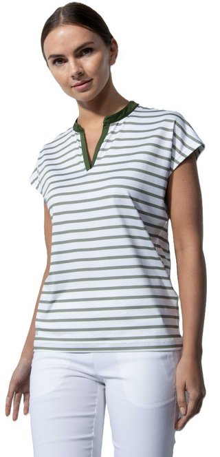 Daily Sports ITAMI short sleeved Damen Poloshirt, weiss/grün