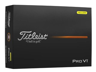 Titleist Pro V1 Golfbälle, gelb