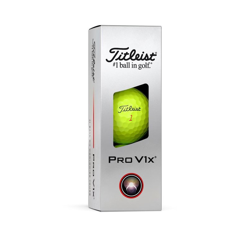 Titleist Pro V1x Golfbälle, gelb