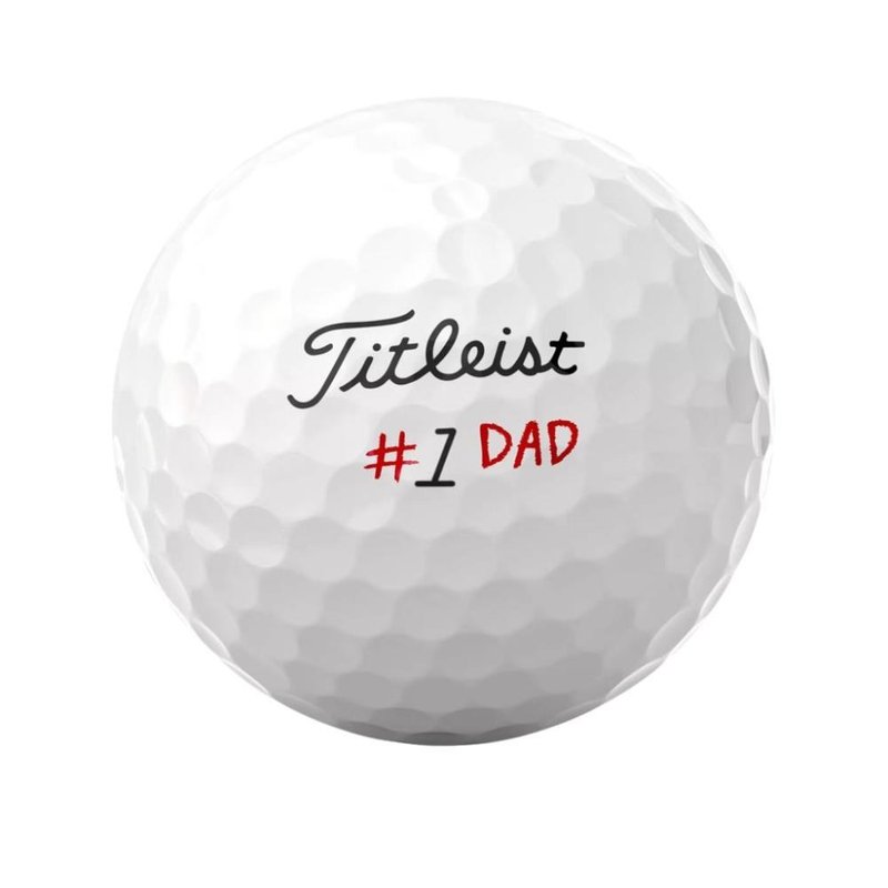 Titleist Pro V1 Fathers's Day Golfbälle, 6Stk. + Tasche
