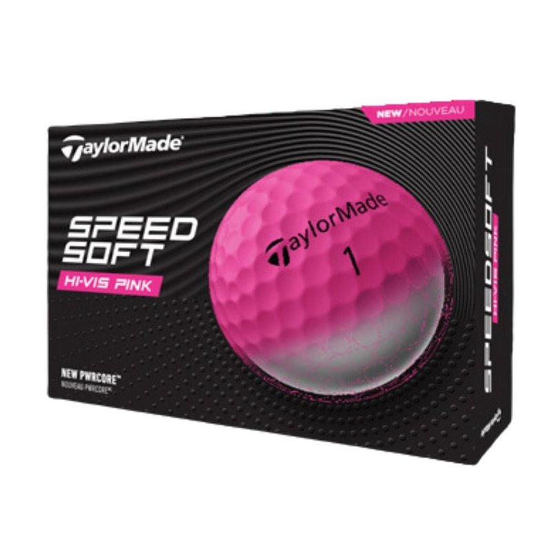 TaylorMade SpeedSoft Golfbälle, rosa
