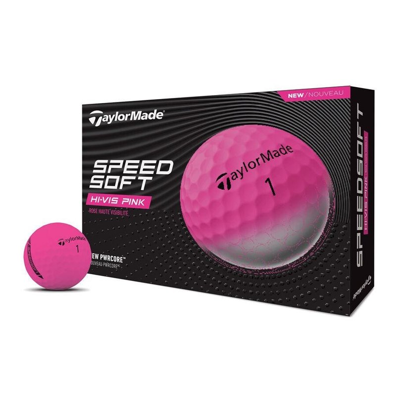 TaylorMade SpeedSoft Golfbälle, rosa