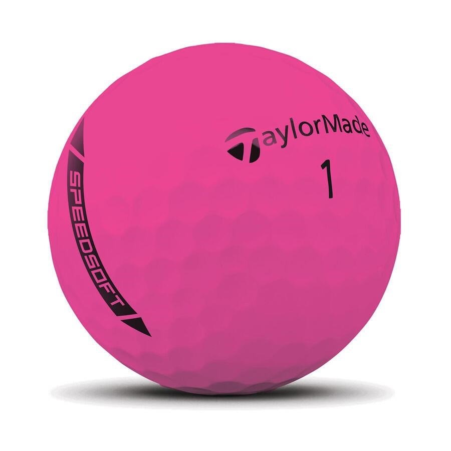 TaylorMade SpeedSoft Golfbälle, rosa