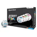 TaylorMade SpeedSoft Ink Golfbälle, multi-pack