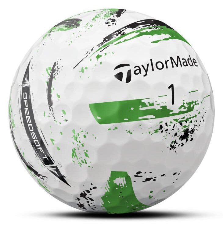 TaylorMade SpeedSoft Ink Golfbälle, multi-pack