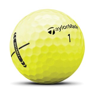 TaylorMade Distance+ Golfbälle, gelb