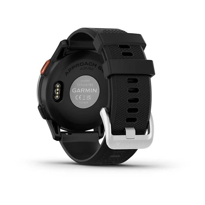 Garmin Approach S44 GPS Golfuhr, schwarz/silber aluminium