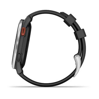Garmin Approach S44 GPS Golfuhr, schwarz/silber aluminium