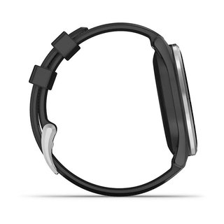 Garmin Approach S44 GPS Golfuhr, schwarz/silber aluminium