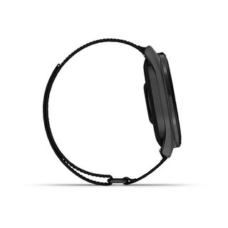 Garmin Approach S50 GPS Golfuhr, schwarz nylon/silber aluminium