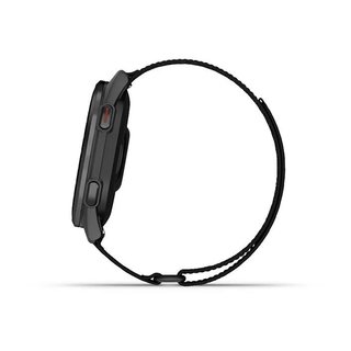 Garmin Approach S50 GPS Golfuhr, schwarz nylon/silber aluminium