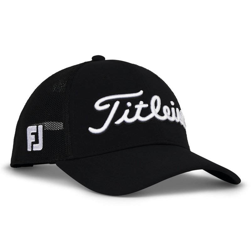 Titleist Tour Performance Mesh Herren Golfcap, schwarz