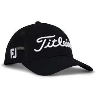 Titleist Tour Performance Mesh Herren Golfcap, schwarz