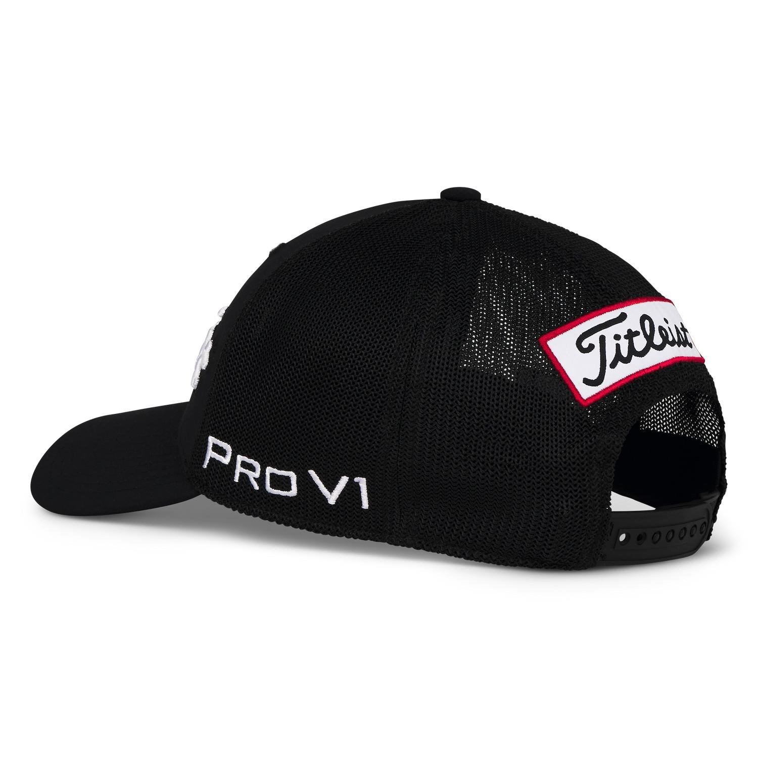 Titleist Tour Performance Mesh Herren Golfcap, schwarz