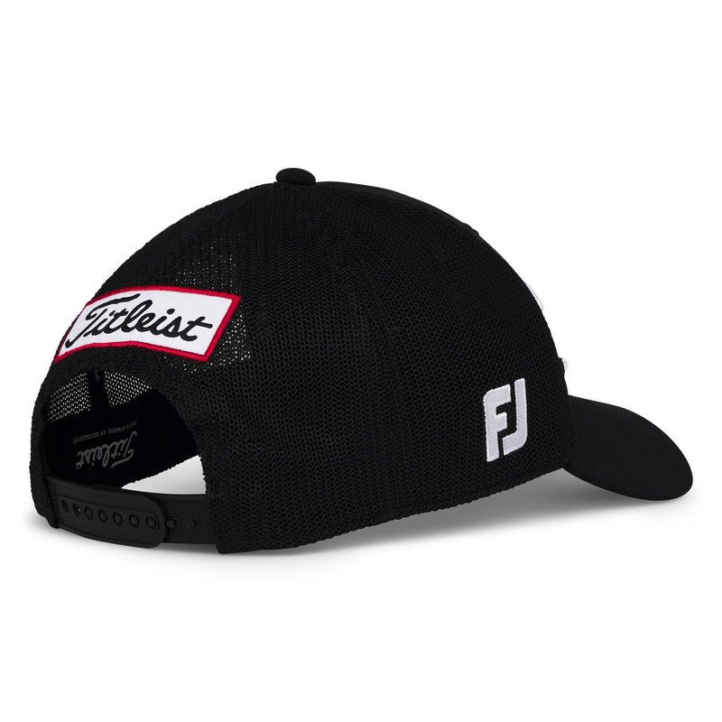 Titleist Tour Performance Mesh Herren Golfcap, schwarz