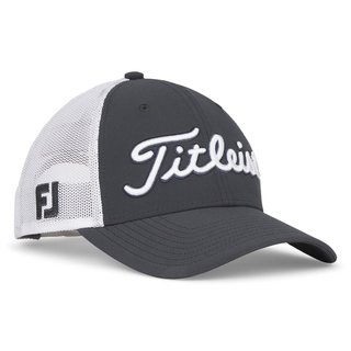 Titleist Tour Performance Mesh Herren Golfcap, grau/weiss