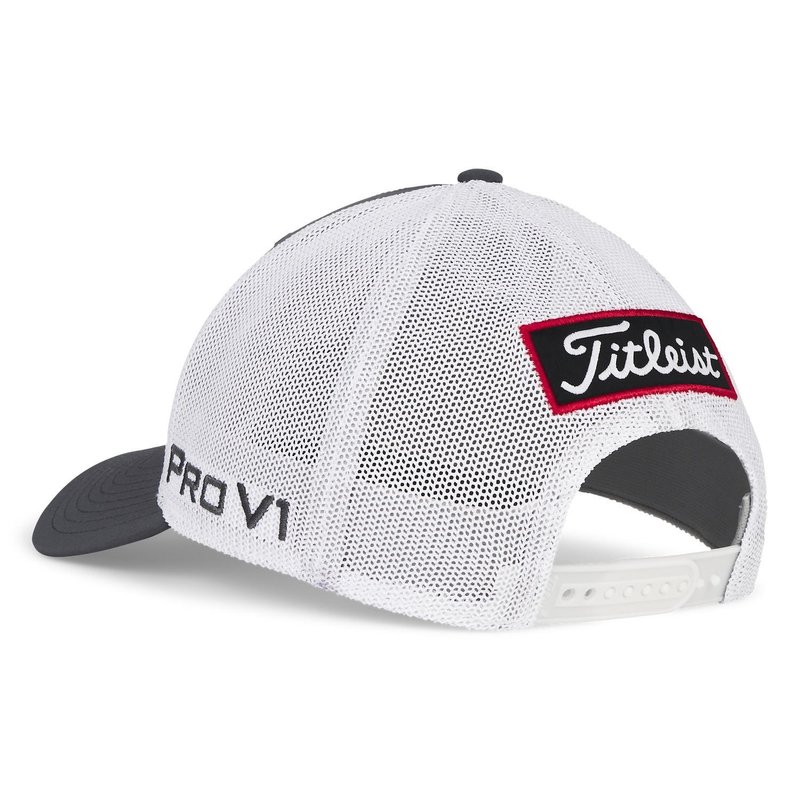 Titleist Tour Performance Mesh Herren Golfcap, grau/weiss