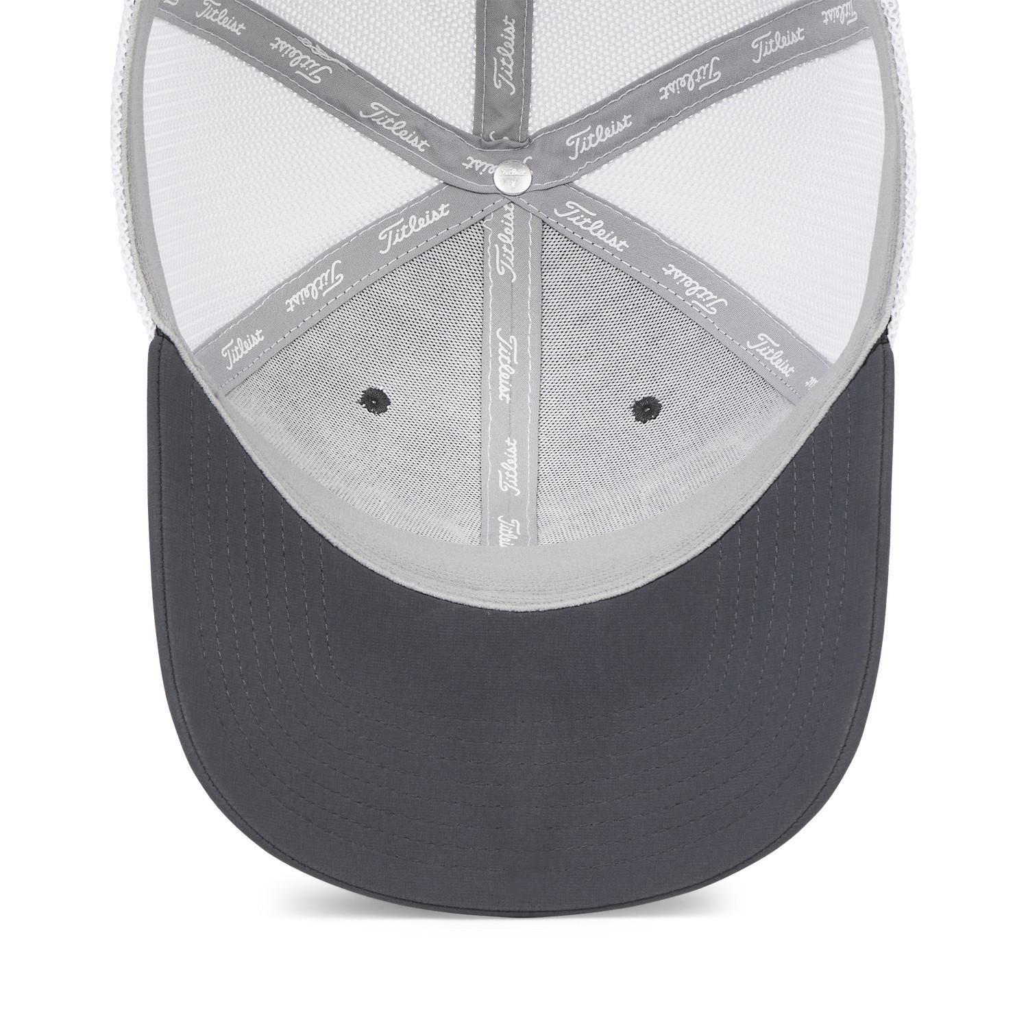 Titleist Tour Performance Mesh Herren Golfcap, grau/weiss