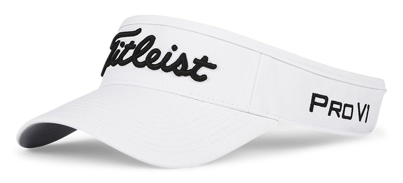 Titleist Tour Performance Herren Visor, weiß/schwarz