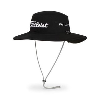 Titleist Tour Aussie Herren Bucket Hut, schwarz