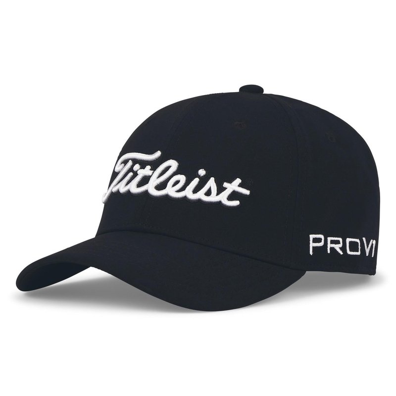 Titleist Junior Tour Performance Golf Cap, schwarz
