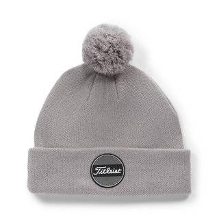 Titleist Boardwalk Pom Pom Herren Wintermütze, grau