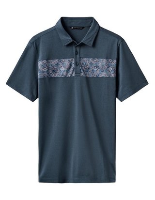 Travis Mathew Good Good AcropolisHerren Poloshirt, mood indigo/vintage indigo