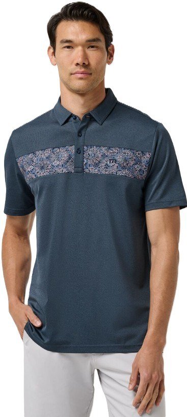 Travis Mathew Good Good AcropolisHerren Poloshirt, mood indigo/vintage indigo