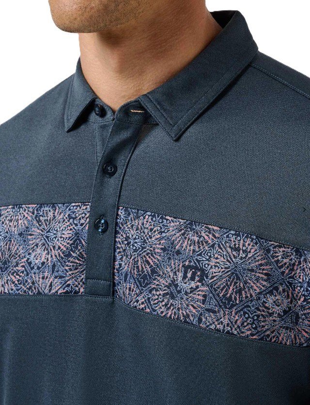Travis Mathew Good Good AcropolisHerren Poloshirt, mood indigo/vintage indigo