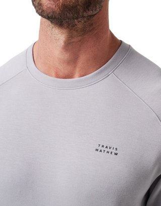 Travis Mathew Return Trip Herren Sweatshirt, grau