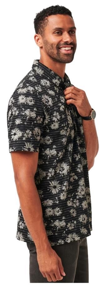 Travis Mathew Shaved Grove Herren Poloshirt, schwarz