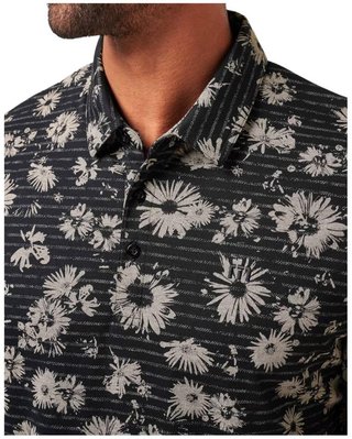 Travis Mathew Shaved Grove Herren Poloshirt, schwarz