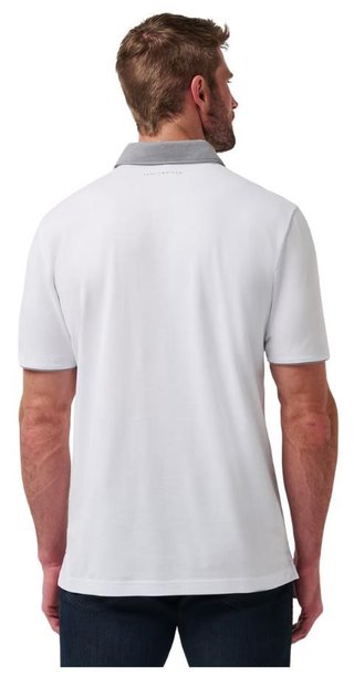 Travis Mathew Reservation Number Herren Poloshirt, weiss