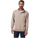 Travis Mathew CLOUD QUARTER ZIP 2.0 Hoodie Herren Sweatshirt, beige