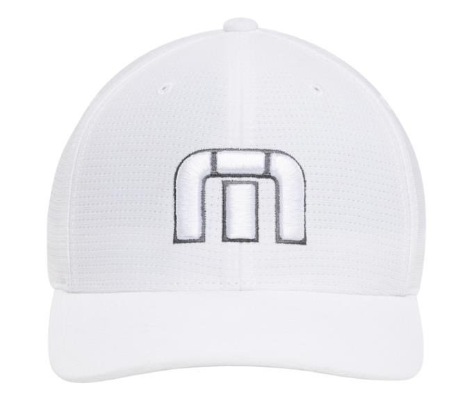 Travis Mathew B-Bahamas Fitted Herren Cap, weiss