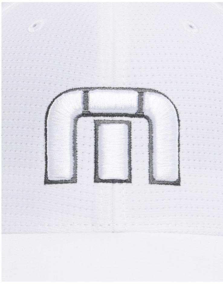 Travis Mathew B-Bahamas Fitted Herren Cap, weiss