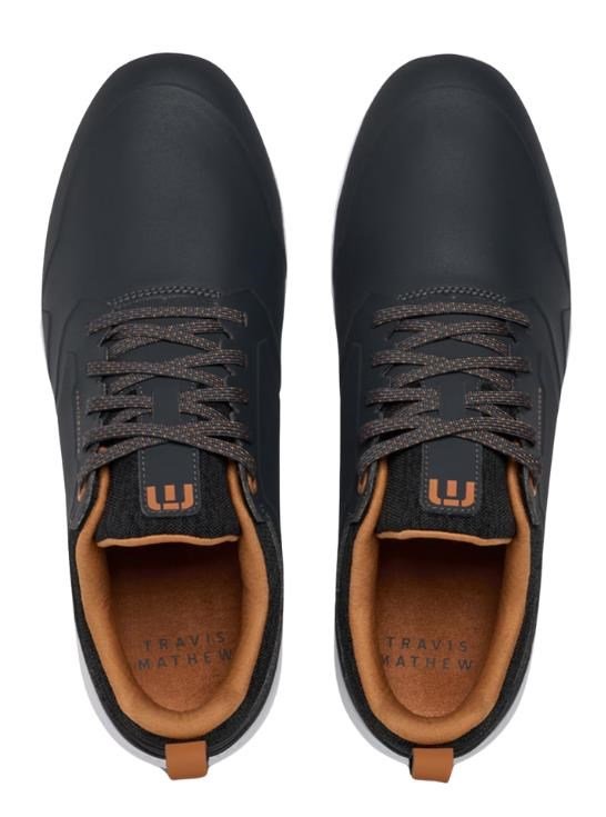 Travis Mathew The Daily Pro Plus Golf Herren Golfschuhe, ebony/almond