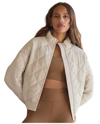 Travis Mathew Lights at Night Quilted Damen Jacke, pumice stone