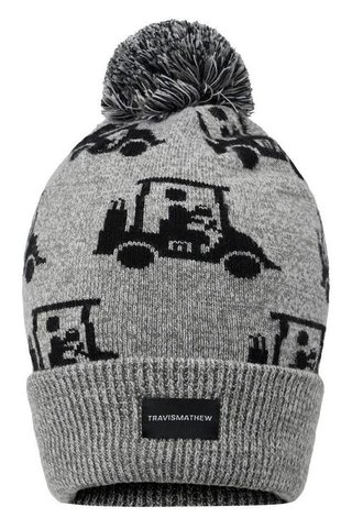 Travis Mathew Mapes Herren Wintermütze, grau